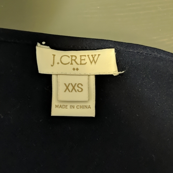 J. Crew navy blue relaxed blouse - Picture 4 of 6